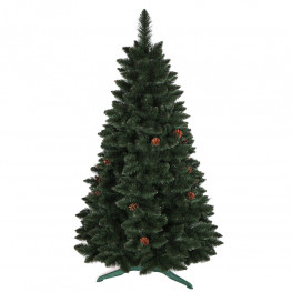 ROY Vianočný stromček borovica klasická so šiškam PVC, 180 cm