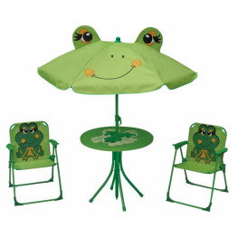STREND PRO Detský set žaba, so slnečníkom, zelená