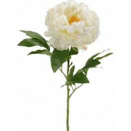Umelý kvet Peony béžový 65 cm