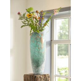 Kate Vase Emperor Ocean sklenená váza 25x64 cm