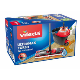 VILEDA VILEDA Upratovacia súprava Ultramax Turbo Microfibre 2v1 Set box, mop + vedro