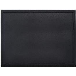 Nástenná popisovacia tabuľa WOODY s popisovačom, 60x80 cm, čierna