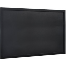 Nástenná popisovacia tabuľa WOODY s popisovačom, 60x80 cm, čierna