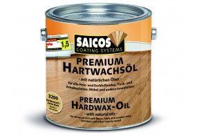 Tvrdý voskový olej Saicos HARTWACHSOL Premium, 2,5 l