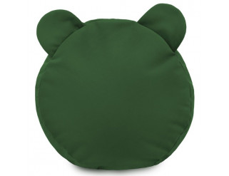 Plyšová podnožka TEDDY tmavo zelená