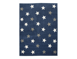 Detský koberec Emily Kids 5767A Hviezdy modrý