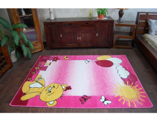 Detský koberec Happy C210 ružový