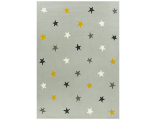 Detský koberec Kids 533752/89945 Hviezdy sivý