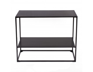Dvojitý konzolový stolek černý KW-PH19033B