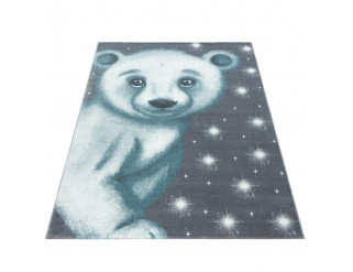 Detský koberec Bambi medveď modrý 