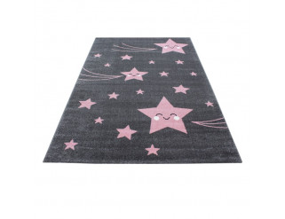 Dětský koberec Kids hvězdičky růžový