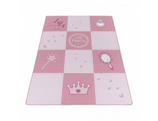 Detský protišmykový koberec Play pre malú princeznú
