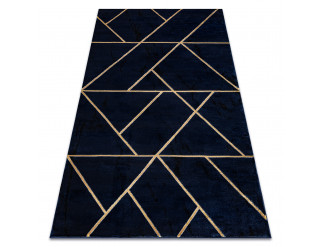 Koberec EMERALD exkluzivní 1012 glamour, styl geometrický granátový / zlatý