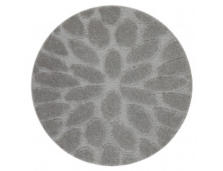 Koupelnový kobereček SUPREME STONES kamínky, šedý kruh