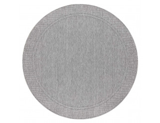 Šnúrkový koberec SIZAL TIMO 5979 kruh svetlosivý 