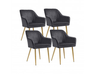 Set štyroch jedálenských stoličiek LDC077G01-4 (4 ks)