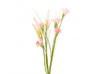 Umělý květ MEADOW růžový 876184 53 cm