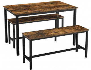 Jedálny stôl s lavičkami KDT070B01