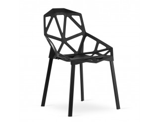 Set dvou židlí ESSEN černé (2ks)