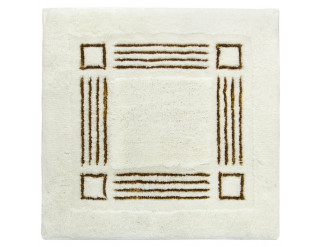 Koupelnový kobereček Jarpol Petra Lurex 01 bílý