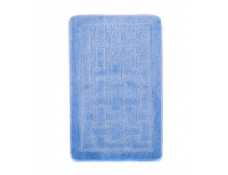 Kúpeľňový koberček MONO 1039 modrý 5004 1PC KRATKA
