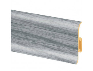 Podlahová lišta Premium Cezar 78 dub svetlo sivá 250 cm