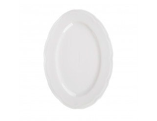 Servírovací talíř JASMINE bílý 870724 30x21 cm