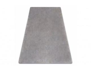 Protiskluzový koberec POSH Shaggy šedý plyš