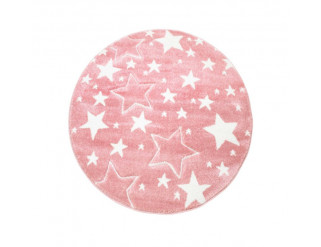 Dětský koberec Hvězdy Bueno 1325 růžový