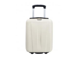 Bílý mini kabinový kufr Paris