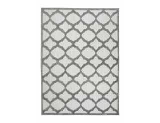 Šňůrkový koberec Stella D403A tmavě šedý / světle šedý