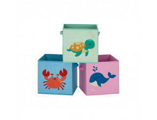 Detské stohovateľné boxy na hračky RFB701Y03 (3 ks)