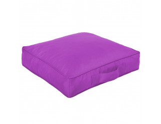 Čtvercový sedák - fialový nylon