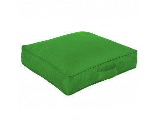 Štvorcový sedák - zelený nylon