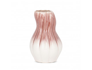 Váza EVITA 01 krémová / růžová