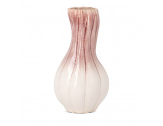 Váza EVITA 02 krémová / růžová