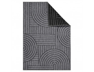 Obojstranný koberec DuoRug 5842 antracitový 