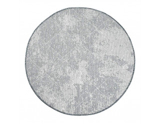 Oboustranný koberec DuoRug 5845 šedý kruh
