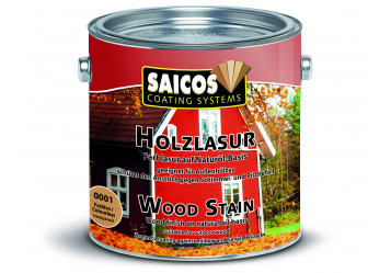 Exteriorová olejová lazúra Saicos Holz-lasur, 2,5 l