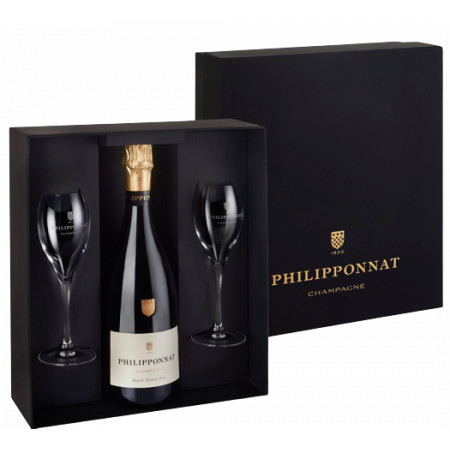 Philipponnat glass champagne set