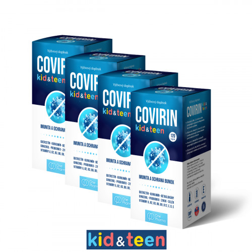 4x OnePharma COVIRIN kid&teen cps 1x120