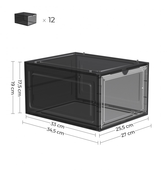 Úložné boxy LSP032B12V1 (12 ks)