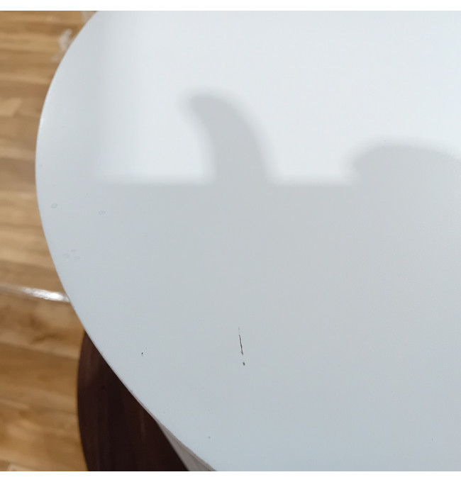Konferenčný stolík TABI biely matný 869216 - výpredaj, drobné poškodenie