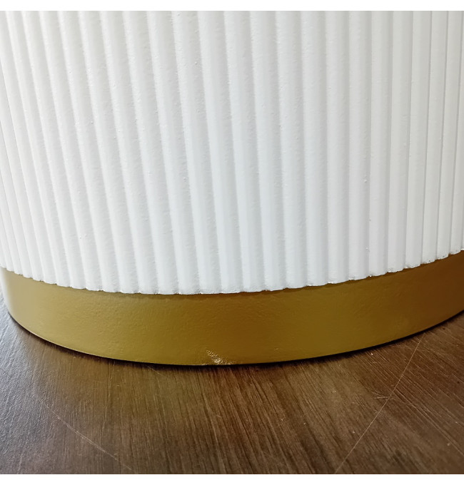 Konferenční stolek TABI bílý matný 869216 - výprodej, drobné poškození