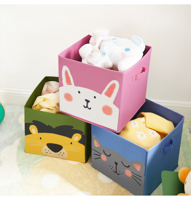 Dětské stohovatelné boxy na hračky RFB075P01(3 ks)
