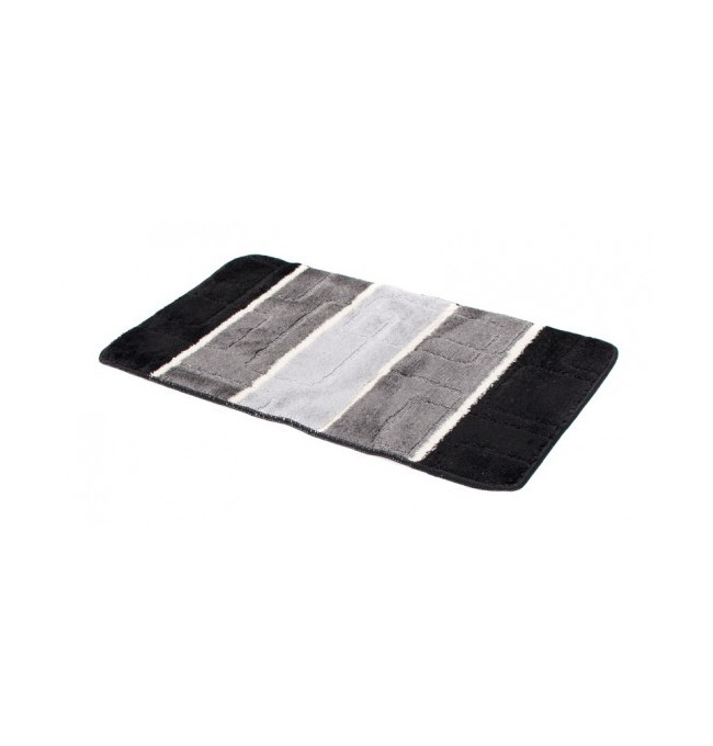 Kúpeľňový koberček MULTI A5020 čierny / sivý