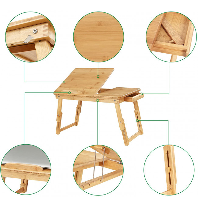 Bambusový stolík LLD01N