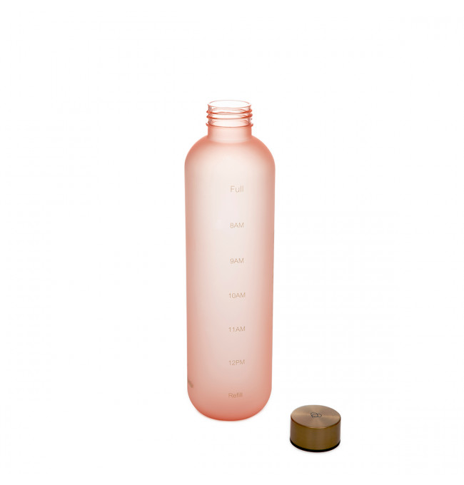 Fľaša DAILY ružová s odmerkou 851228 1000 ml