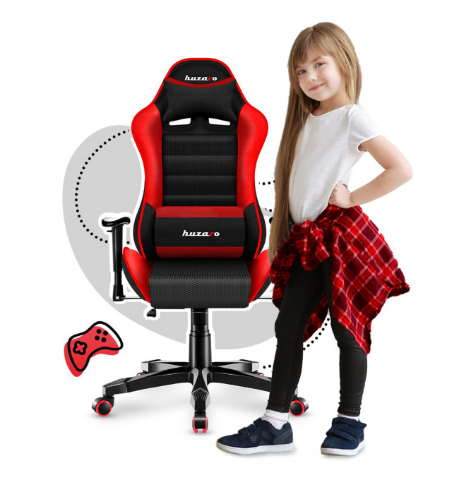 Detská herná stolička Ranger - 6.0 červená mesh