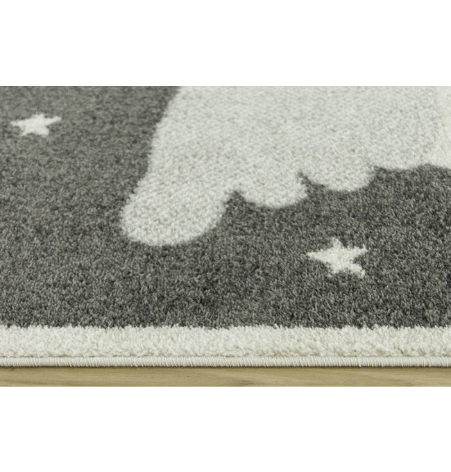 Detský koberec EMILY KIDS 2343A Labuť sivý